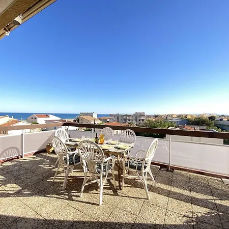 Apartamento Vue Mer, Terrasse De 100 M², A 200 Metres Narbonne-Plage